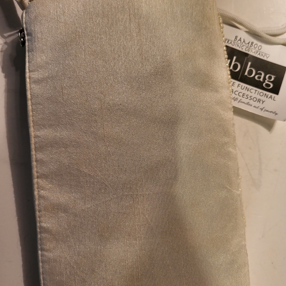 Boho Crossbody Club Bag Bamboo Trading Co. NEW Retro Sequins & Beads Lin… - Picture 6 of 7